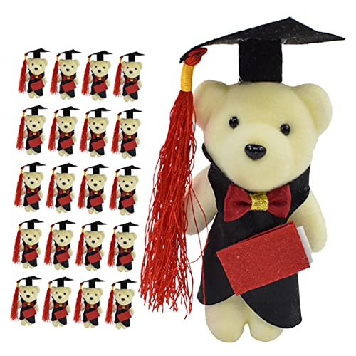 YARNOW 24 Stück Abschlussgeschenk Abschluss Bär Dekore Mini-Abschlussbär kleine gefüllte Abschlussbären Graduationsparty Gefälligkeiten Junge Plüsch Stofftier Plüschtiere Plüschbär Schaum YARNOW 24 Stück Abschlussgeschenk Abschluss Bär Dekore Mini-Abschlussbär kleine gefüllte Abschlussbären Graduationsparty Gefälligkeiten Junge Plüsch Stofftier Plüschtiere Plüschbär Schaum von YARNOW