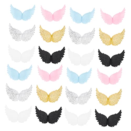 YARNOW 24 Stück Bunte Engel Flügel Deko Zubehör für Diy Bastelarbeiten Engel Flügel für Kuchen Deko und Bastelbedarf Praktische Bastelaccessoires für Kreative Projekte YARNOW 24 Stück Bunte Engel Flügel Deko Zubehör für Diy Bastelarbeiten Engel Flügel für Kuchen Deko und Bastelbedarf Praktische Bastelaccessoires für Kreative Projekte von YARNOW