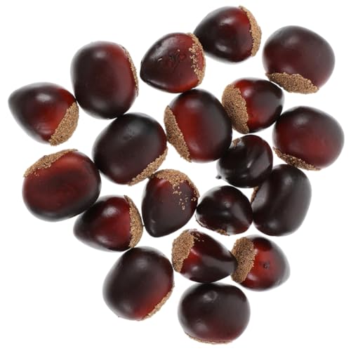 YARNOW 24 Stück Simulierte Kastanienmuttern Deko Kaffeemaschine Hölzern Kuchen Campingspielzeug Essenszug Lernen Sensorisch Hellbraun Hochdruck-polyethylen YARNOW 24 Stück Simulierte Kastanienmuttern Deko Kaffeemaschine Hölzern Kuchen Campingspielzeug Essenszug Lernen Sensorisch Hellbraun Hochdruck-polyethylen von YARNOW