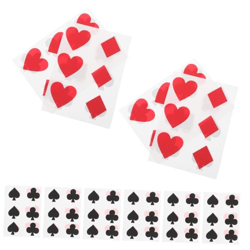YARNOW 24 Stück Tasse Aufkleber Spielkartenetui Kartenhalter für Spielkarten Aufkleber Gastgeschenke Spielkartenordner Spielkartenhüllen Kartenspiel PVC selbstklebend YARNOW 24 Stück Tasse Aufkleber Spielkartenetui Kartenhalter für Spielkarten Aufkleber Gastgeschenke Spielkartenordner Spielkartenhüllen Kartenspiel PVC selbstklebend von YARNOW