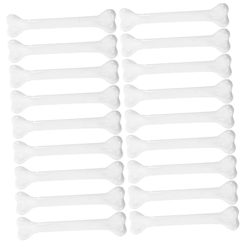 YARNOW 24 Stück Teiliges Halloween Knochen Dekoration Plastikknochen für Gruselige Partys Tischdeko und DIY Halloween Verkleidung Wiederverwendbar und Leicht YARNOW 24 Stück Teiliges Halloween Knochen Dekoration Plastikknochen für Gruselige Partys Tischdeko und DIY Halloween Verkleidung Wiederverwendbar und Leicht von YARNOW