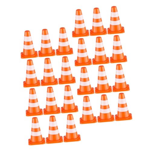 YARNOW 24 Stück Teiliges Miniatur Verkehrskegel Orange für Kleine Sicherheitsbarrieren und Verkehrsschilder für Puppenhäuser und Lernspiele für Verkehrserziehung und Kreatives YARNOW 24 Stück Teiliges Miniatur Verkehrskegel Orange für Kleine Sicherheitsbarrieren und Verkehrsschilder für Puppenhäuser und Lernspiele für Verkehrserziehung und Kreatives von YARNOW