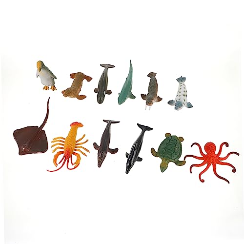 YARNOW 24 Stück Teiliges Realistische Meerestiere Mini Tiermodelle aus Umweltfreundlichem für Aquarium Dekoration und Kreatives Lernen YARNOW 24 Stück Teiliges Realistische Meerestiere Mini Tiermodelle aus Umweltfreundlichem für Aquarium Dekoration und Kreatives Lernen von YARNOW