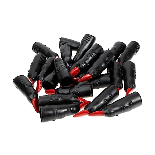 YARNOW 24Stücke DIY Fake Finger Schwarze Hexenfinger Für Halloween Robuste Requisiten Für Cosplay Und Dekoration Für Gruselige Partys von YARNOW