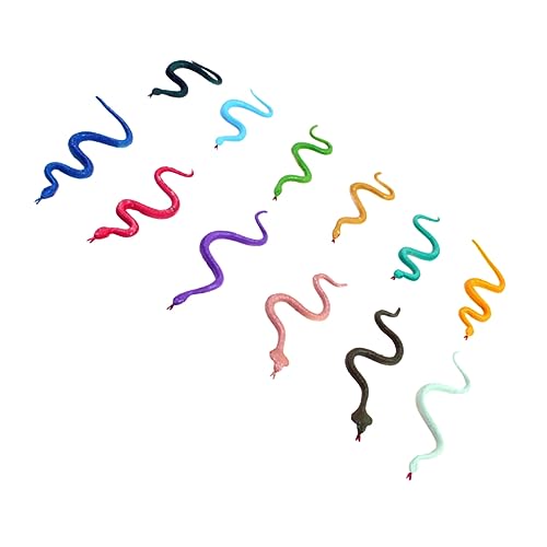 YARNOW 24Stücke Farbige Spielzeugschlangen Lustige Gefälschte Schlangen Modelle für Streiche und Partys Langlebiges Material Zufällige Farben für Festivals und Feiern YARNOW 24Stücke Farbige Spielzeugschlangen Lustige Gefälschte Schlangen Modelle für Streiche und Partys Langlebiges Material Zufällige Farben für Festivals und Feiern von YARNOW