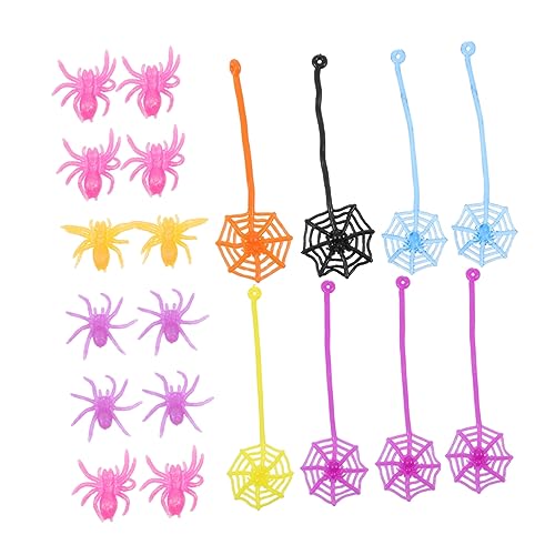 YARNOW 24Stücke Halloween Dekorationen Aus Elastischem Kleber Gruselige Spinnen Spielzeuge Für Partys Und Streiche Requisiten Für Unvergessliche Halloween Feiern YARNOW 24Stücke Halloween Dekorationen Aus Elastischem Kleber Gruselige Spinnen Spielzeuge Für Partys Und Streiche Requisiten Für Unvergessliche Halloween Feiern von YARNOW