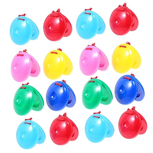 YARNOW 24Stücke Percussion Kreative Castaets aus Hochwertigem für Frühe Musikalische Bildung Perfektes für Kleinkinder Robust und Langlebig Fördert von YARNOW