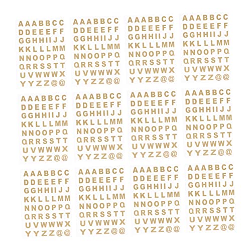 YARNOW 25 Blatt Selbstklebende Buchstaben Sticker Transparente Alphabet Aufkleber für Scrapbooking und Notizbuch für Bastelprojekte und Beschriftungen YARNOW 25 Blatt Selbstklebende Buchstaben Sticker Transparente Alphabet Aufkleber für Scrapbooking und Notizbuch für Bastelprojekte und Beschriftungen von YARNOW