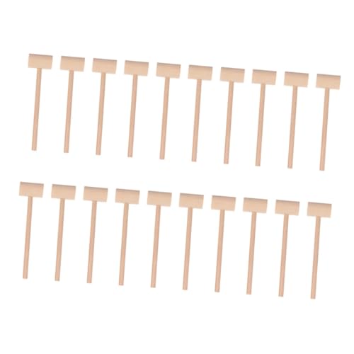 YARNOW 25stücke Holzhammer Für Junge Mädchen Mini-hämmer Aus Holz Bastelhämmer Für Junge Mädchen Wiederverwendbare Hämmer Für Heimgebrauch Hammerspielzeug Für Lernen Und Spiele von YARNOW
