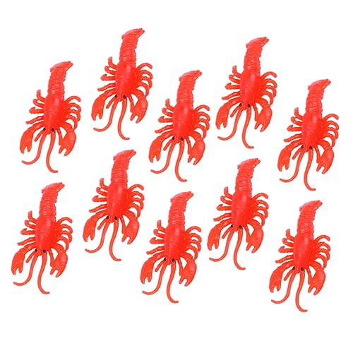 YARNOW 25 Stück Mini Hummer Robuste und Realistische Hummerfiguren für Kreative Deko Lernspielzeug und Fotorequisiten für Erwachsene von YARNOW