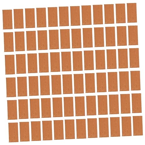 YARNOW 250 Stück Miniatur Ziegelsteine für DIY Sandtisch Szenen Dekorative Simulation für Kreative Mini Gartenprojekte und Modellbauzubehör Braun von YARNOW