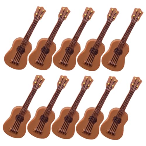 YARNOW Miniatur Gitarre 25 Stück Kleiner Gitarren Modelle Kreatives Musikinstrument für Puppenhäuser Dekoration von YARNOW