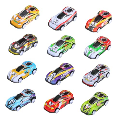 YARNOW 25 Stücke Kleiner Rückziehauto Spielzeug Cartoon Auto mit Trägheitsmechanismus für Kinder Spielzeugautos für Geburtstagsfeiern und Partys von YARNOW