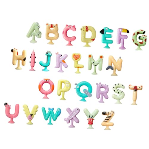 YARNOW 26Stücke Teiliges Alphabet Saugnapf für Lernspielzeug für Badewanne Niedliche Tierbuchstaben für Frühes Lernen und Badespaß Interaktives Wasserspielzeug für Jungen YARNOW 26Stücke Teiliges Alphabet Saugnapf für Lernspielzeug für Badewanne Niedliche Tierbuchstaben für Frühes Lernen und Badespaß Interaktives Wasserspielzeug für Jungen von YARNOW