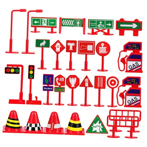 YARNOW 28Stücke Mini Verkehrsschilder Teilig Realistische Verkehrszeichen Robustes Für Verkehrserziehung Und Spielstraße YARNOW 28Stücke Mini Verkehrsschilder Teilig Realistische Verkehrszeichen Robustes Für Verkehrserziehung Und Spielstraße von YARNOW