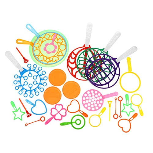 YARNOW 28Stücke Teiliges Bubble Set Für Seifenblasenmacher Für Partys Hochzeiten Und Feste Sicheres Kunststoffmaterial Für Kreative Spielstunden Und Gastgeschenke von YARNOW