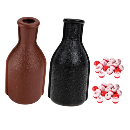 YARNOW 2Sätze Billard Flaschen Requisiten Set Teiliges Kunststoff Billardkugelwürfel Set Party Zubehör Für Billardspiele Strapazierfähig Und Leicht Zu Reinigen Für Unvergessliche YARNOW 2Sätze Billard Flaschen Requisiten Set Teiliges Kunststoff Billardkugelwürfel Set Party Zubehör Für Billardspiele Strapazierfähig Und Leicht Zu Reinigen Für Unvergessliche von YARNOW