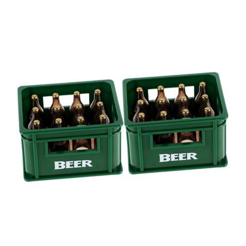 YARNOW 2Sätze Getränkeflaschen Teiliges Puppenhaus Zubehör Für Mini Bar Und Mini Dekoration Detailgetreu Aus Kunststoff Mini Weinflaschen Für Kreative DIY von YARNOW