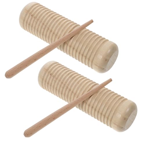 YARNOW 2Sätze Guiro Holzpercussion Instrument Musikalisches für Frühe Bildung Langlebig Fördert Koordination und Musikalität für Kreative YARNOW 2Sätze Guiro Holzpercussion Instrument Musikalisches für Frühe Bildung Langlebig Fördert Koordination und Musikalität für Kreative von YARNOW