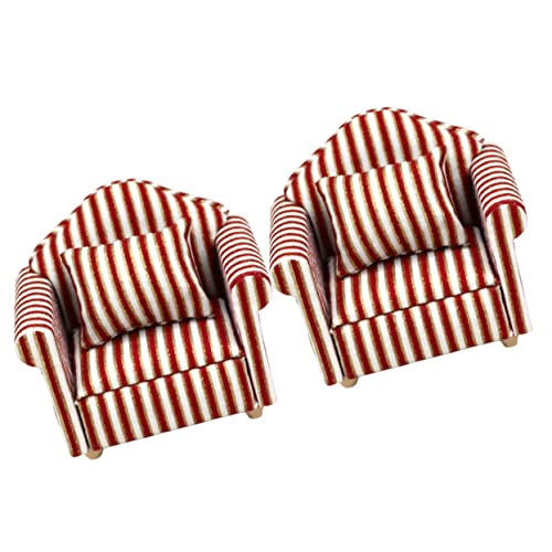 YARNOW 2Sätze Puppenhaus Sofa Teiliges Modell für DIY Dollhouse Dekoration Detailgetreu und Langlebig Puppenhauszubehör für Kreative Mikrolandschaften YARNOW 2Sätze Puppenhaus Sofa Teiliges Modell für DIY Dollhouse Dekoration Detailgetreu und Langlebig Puppenhauszubehör für Kreative Mikrolandschaften von YARNOW