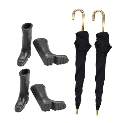 YARNOW 2Sätze Puppenhaus Zubehör Mini Regenschirme Regenstiefel Leicht Realistische Details Fördert Kreatives und Fantasie für Jahren YARNOW 2Sätze Puppenhaus Zubehör Mini Regenschirme Regenstiefel Leicht Realistische Details Fördert Kreatives und Fantasie für Jahren von YARNOW