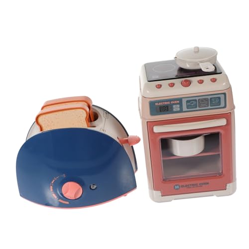 YARNOW 2Sätze Teiliges Küchenspielzeug mit Ofen und Toaster Haushaltsgerätespielzeug Kreativität und Rollenspiel für Sicheres ohne Batterien YARNOW 2Sätze Teiliges Küchenspielzeug mit Ofen und Toaster Haushaltsgerätespielzeug Kreativität und Rollenspiel für Sicheres ohne Batterien von YARNOW