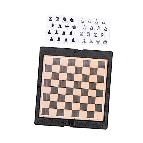 YARNOW 2Satz Faltbares Magnetschach Set Tragbares Schachspiel für Reisen für aus Hochwertigem Material Verbessert und Logikfähigkeiten Perfektes YARNOW 2Satz Faltbares Magnetschach Set Tragbares Schachspiel für Reisen für aus Hochwertigem Material Verbessert und Logikfähigkeiten Perfektes von YARNOW