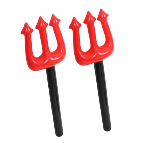 2Stücke Aufblasbare Dämonen Heugabeln aus PVC für Halloween und Cosplay Auffällige Kostümaccessoires für Partys und Bühnenauftritte 2Stücke Aufblasbare Dämonen Heugabeln aus PVC für Halloween und Cosplay Auffällige Kostümaccessoires für Partys und Bühnenauftritte von YARNOW