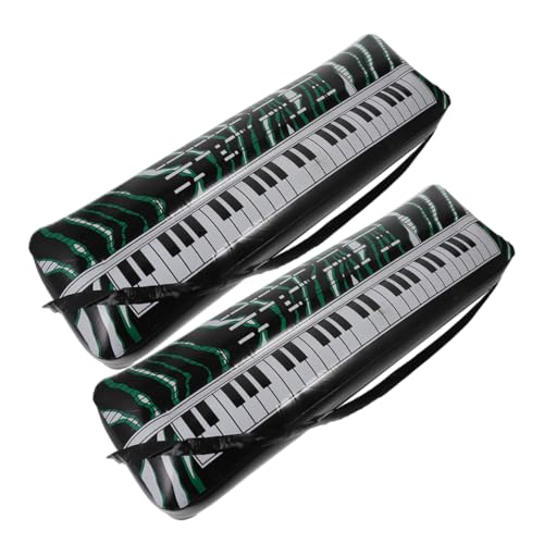 YARNOW 2Stücke Aufblasbares Klavier für Kleinkinder Interaktive Elektronische Musikinstrumente für Kindergeburtstagsfeiern Tragbar und Sicher Fördert Musikalische Fähigkeiten von YARNOW