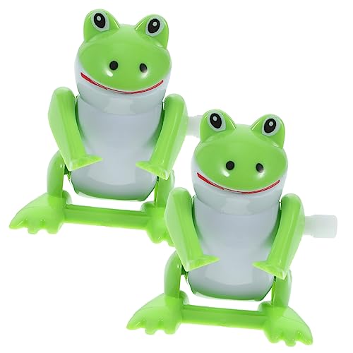 YARNOW 2Stücke Aufzieh Frosch Mechanisches Froschspielzeug aus Neujahrsgeschenk Sorgt für Spaß und Unterhaltung bei Kindern und Partys von YARNOW