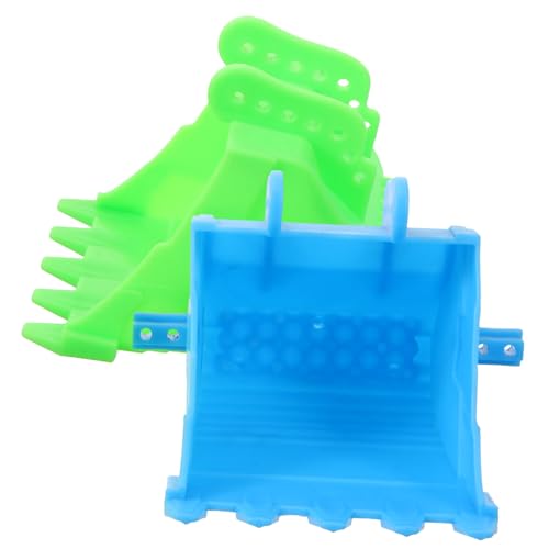 YARNOW 2Stücke Bagger Modell Zubehör Interaktive Kopf Plastikverbinder Und Konstruktionsspielzeug Für Fördert Kreativität Und Lernspaß Beim von YARNOW