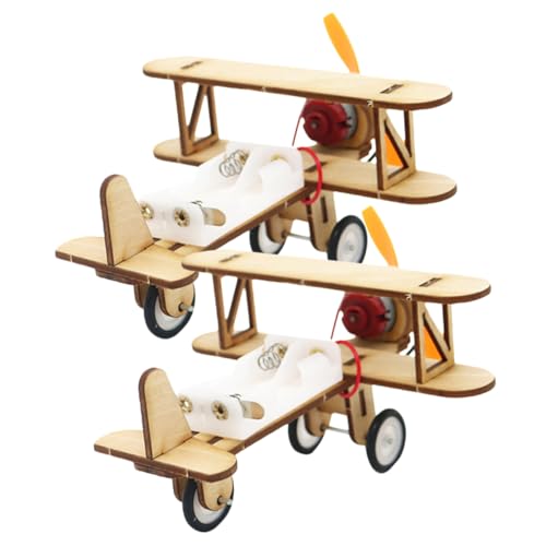 YARNOW 2Stücke DIY Holzflugzeug Bausatz Für Dekoratives Modellspielzeug Holzrätsel Empfindliches Puzzlespielzeug Kreatives Bastelspielzeug Für Junge Bastler Ohne Batterien YARNOW 2Stücke DIY Holzflugzeug Bausatz Für Dekoratives Modellspielzeug Holzrätsel Empfindliches Puzzlespielzeug Kreatives Bastelspielzeug Für Junge Bastler Ohne Batterien von YARNOW