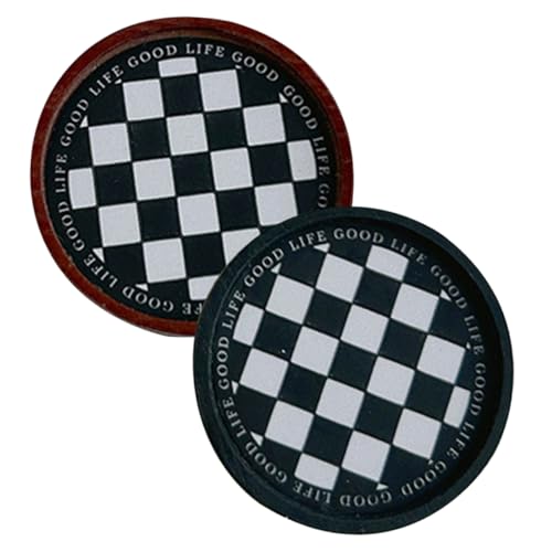 YARNOW 2Stücke Display Tablett Dekoratives Geschirr Für Puppenhaus Dekoration Realistische Requisite Für Kreative Spielwelten von YARNOW