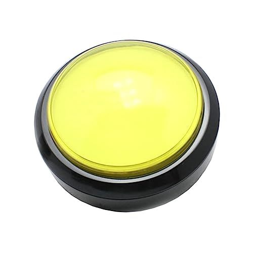 YARNOW 2Stücke Elektronischer Squeeze Responder Mit LED Licht Und Fußschaltern Für Partys Und Spiele Ohne Batterie Rot Und Gelb Fördert Lernfähigkeiten Bei Kindern von YARNOW