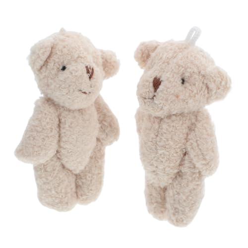 YARNOW 2Stücke Figuren Plüsch Handgefertigte Teddybären für Puppenhaus Fotografie und Kreative Szenen Weiches und Realistisches Design YARNOW 2Stücke Figuren Plüsch Handgefertigte Teddybären für Puppenhaus Fotografie und Kreative Szenen Weiches und Realistisches Design von YARNOW