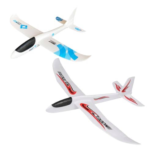 YARNOW 2Stücke Flugzeuge Für Leicht Zusammenbaubares Outdoor Für Partys Und Freizeitaktivitäten Fördert Hand Augen Koordination Und Spaß Im Freien von YARNOW