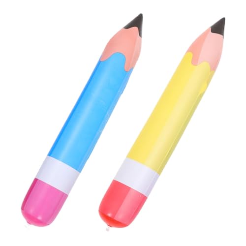 YARNOW 2Stücke Große Aufblasbare Bleistifte Dekoration für Schulanfang und Klassenzimmer Wiederverwendbare Jumbo Bleistift Requisiten und Einfache Handhabung YARNOW 2Stücke Große Aufblasbare Bleistifte Dekoration für Schulanfang und Klassenzimmer Wiederverwendbare Jumbo Bleistift Requisiten und Einfache Handhabung von YARNOW