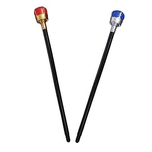 YARNOW 2Stücke Halloween Cosplay Scepter und Lustige Requisite für Partys Theateraufführungen für Halloween und Geburtstagsfeiern YARNOW 2Stücke Halloween Cosplay Scepter und Lustige Requisite für Partys Theateraufführungen für Halloween und Geburtstagsfeiern von YARNOW