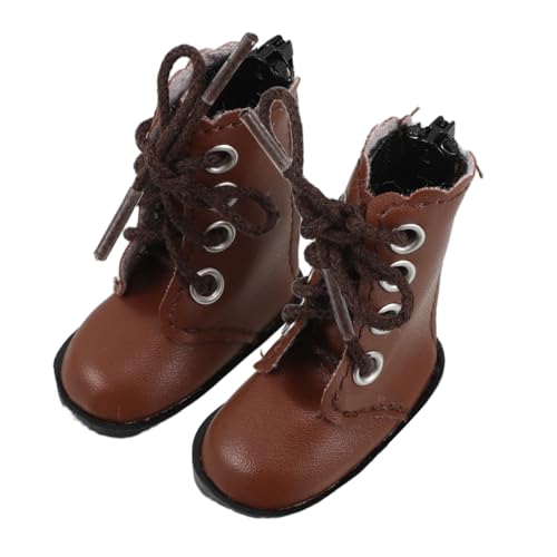 YARNOW 2 Stück High Top Stiefel für Kugelgelenkpuppen und Plüschtiere Kleiner Puppenschuhe Puppenzubehör für Kreatives Spiel von YARNOW
