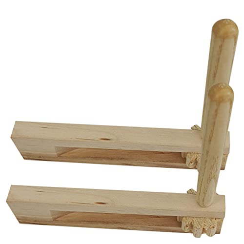 YARNOW 2Stücke Holz Kastagnetten für Manuelle Dreh Kastagnetten Pädagogisches Holzspielzeug zur Musikalischer Fähigkeiten Sicher und Langlebig YARNOW 2Stücke Holz Kastagnetten für Manuelle Dreh Kastagnetten Pädagogisches Holzspielzeug zur Musikalischer Fähigkeiten Sicher und Langlebig von YARNOW