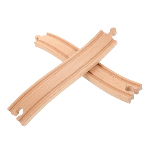 YARNOW 2Stücke Holzschienenverbinder für Eisenbahnen aus Hochwertigem Holz Kompatibel mit Gängigen Marken Fördern die Feinmotorik und Kreativität von Kindern für Eisenbahnen YARNOW 2Stücke Holzschienenverbinder für Eisenbahnen aus Hochwertigem Holz Kompatibel mit Gängigen Marken Fördern die Feinmotorik und Kreativität von Kindern für Eisenbahnen von YARNOW