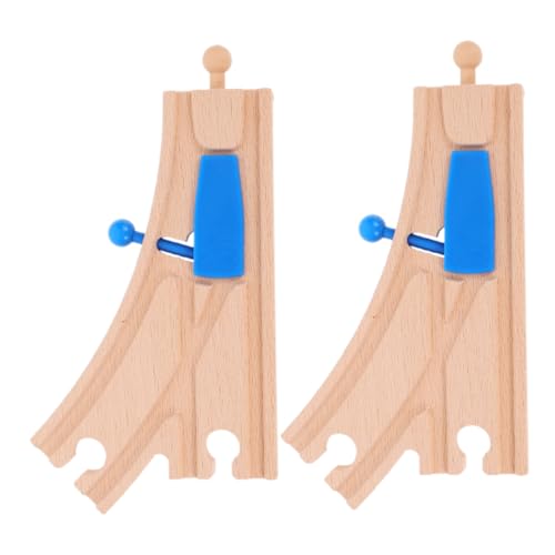 YARNOW 2Stücke Holzspielzeug Gleiswechsel für Erweiterung für Holzeisenbahnen Interaktives Design für Fantasievolles für Kleinkinder und Kompatibel mit Gängigen YARNOW 2Stücke Holzspielzeug Gleiswechsel für Erweiterung für Holzeisenbahnen Interaktives Design für Fantasievolles für Kleinkinder und Kompatibel mit Gängigen von YARNOW