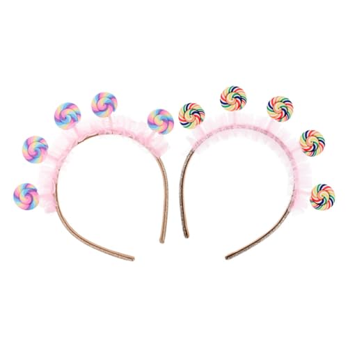 YARNOW 2Stücke Lutscher Stirnband für Teiliges Kopfbedeckung Accessoire für Karneval und Partys Verspieltes Cartoon Design für Frauen YARNOW 2Stücke Lutscher Stirnband für Teiliges Kopfbedeckung Accessoire für Karneval und Partys Verspieltes Cartoon Design für Frauen von YARNOW