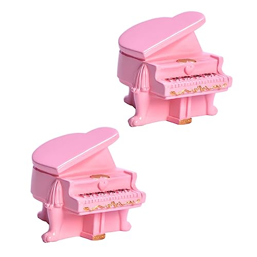 YARNOW 2Stücke Mini Klavier Modelle aus Harz Puppenhaus Requisiten für Mikro Landschaftsdekoration Pinkes Klavier Ornament für Kreative Wohnkultur und Sammelobjekte YARNOW 2Stücke Mini Klavier Modelle aus Harz Puppenhaus Requisiten für Mikro Landschaftsdekoration Pinkes Klavier Ornament für Kreative Wohnkultur und Sammelobjekte von YARNOW
