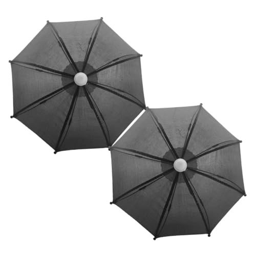 YARNOW 2Stücke Mini Regenschirm Für Puppenhaus Teiliges Dekorativer Mikroszenenschirm Stilvollem Design Für Miniaturmöbel Und Puppenhaus Dekoration Romantische von YARNOW