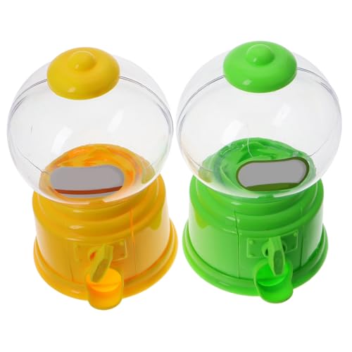 YARNOW 2Stücke Mini Süßigkeiten Spender Bonbonmaschine für Klassenzimmer und Partys Süßes Design und Vielseitig Aufbewahrungsbehälter für Kleine von YARNOW