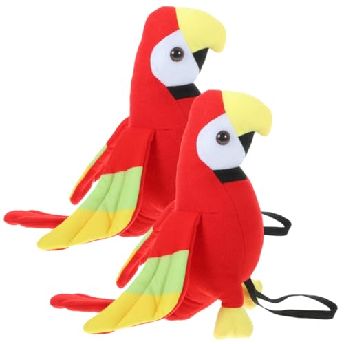 YARNOW 2Stücke Plüsch Papagei Der Schulter Realistisches Piratenkostüm Für Accessoire Für Karneval Und Kostümpartys von YARNOW