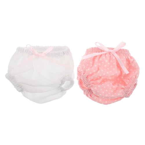 YARNOW 2Stücke Puppenunterwäsche für Mädchenpuppen Realistische Triangel Slips mit Weißen und Weißen Slips mit Schleife Puppenkostüm Zubehör für Babypuppen YARNOW 2Stücke Puppenunterwäsche für Mädchenpuppen Realistische Triangel Slips mit Weißen und Weißen Slips mit Schleife Puppenkostüm Zubehör für Babypuppen von YARNOW