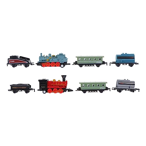 YARNOW 2Stücke Retro Dampfzug Simulation Dampferzeug Mit Pull Back Mechanismus Trägheit Zug Für Modell von YARNOW
