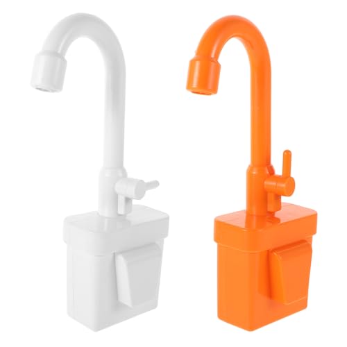 YARNOW 2Stücke Rotierbarer Elektrischer für Spielküche Interaktives Zubehör für Fantasievolles Rollenspiel Sicherer Wasserfluss für Jungen von YARNOW